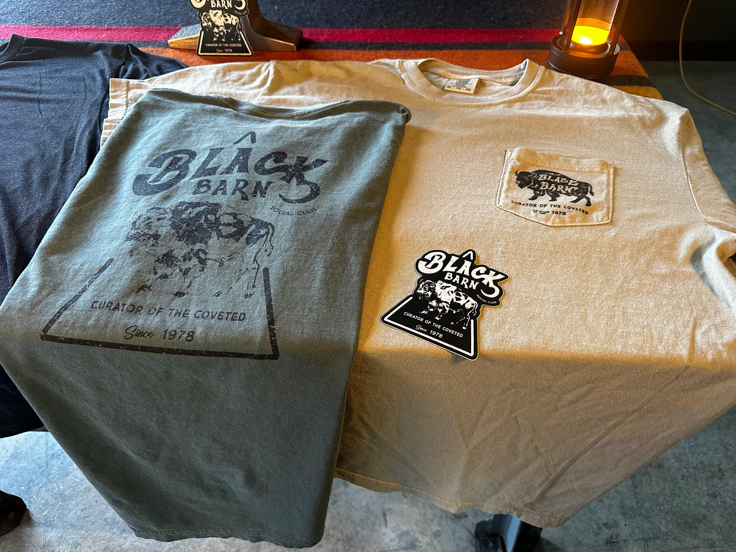 Blue Spruce Bison Pocket Tee